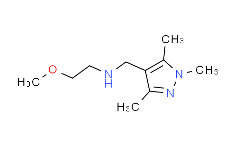 CAS No. 1015845-58-5, (2-methoxyethyl)[(1,3,5-trimethyl-1H-pyrazol-4-yl)methyl]amine