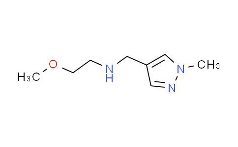 CAS No. 1015845-60-9, (2-methoxyethyl)[(1-methyl-1H-pyrazol-4-yl)methyl]amine