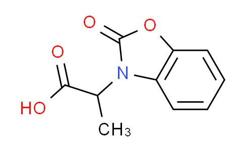 CAS No. 13610-53-2, 2-(2-oxo-1,3-benzoxazol-3(2H)-yl)propanoic acid
