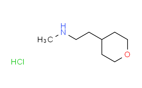 CAS No. 1087351-66-3, N-methyl-2-(tetrahydro-2H-pyran-4-yl)ethanamine hydrochloride