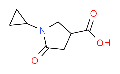 CAS No. 876716-43-7, 1-cyclopropyl-5-oxopyrrolidine-3-carboxylic acid