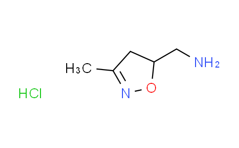 CAS No. 1185301-13-6, [(3-methyl-4,5-dihydro-5-isoxazolyl)methyl]amine hydrochloride