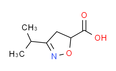 CAS No. 1177346-52-9, 3-isopropyl-4,5-dihydroisoxazole-5-carboxylic acid