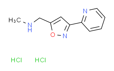 CAS No. 1360438-84-1, N-methyl-1-[3-(2-pyridinyl)-5-isoxazolyl]methanamine dihydrochloride