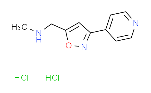 CAS No. 1255717-65-7, N-methyl-1-[3-(4-pyridinyl)-5-isoxazolyl]methanamine dihydrochloride