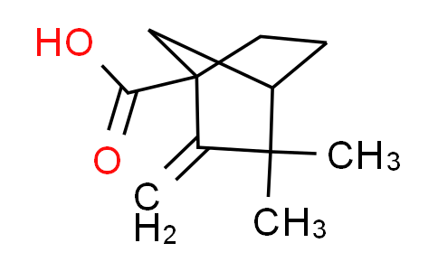 CAS No. 10309-20-3, 3,3-dimethyl-2-methylenebicyclo[2.2.1]heptane-1-carboxylic acid