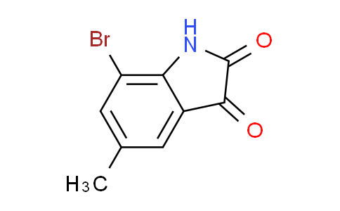 CAS No. 108938-16-5, 7-bromo-5-methyl-1H-indole-2,3-dione
