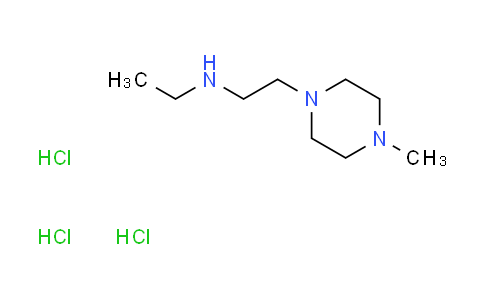 CAS No. 1609400-10-3, N-ethyl-2-(4-methyl-1-piperazinyl)ethanamine trihydrochloride