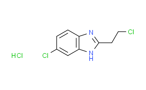 CAS No. 1443423-11-7, 6-chloro-2-(2-chloroethyl)-1H-benzimidazole hydrochloride