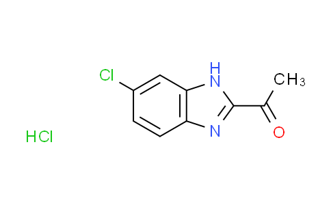 CAS No. 1158456-58-6, 1-(6-chloro-1H-benzimidazol-2-yl)ethanone hydrochloride