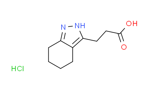 CAS No. 1185299-18-6, 3-(4,5,6,7-tetrahydro-2H-indazol-3-yl)propanoic acid hydrochloride