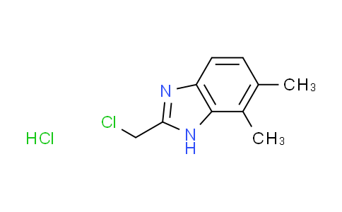 CAS No. 1609395-19-8, 2-(chloromethyl)-6,7-dimethyl-1H-benzimidazole hydrochloride