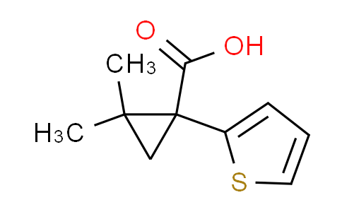 CAS No. 915919-98-1, 2,2-dimethyl-1-(2-thienyl)cyclopropanecarboxylic acid