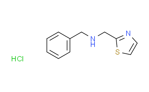 CAS No. 1609400-53-4, 1-phenyl-N-(1,3-thiazol-2-ylmethyl)methanamine hydrochloride
