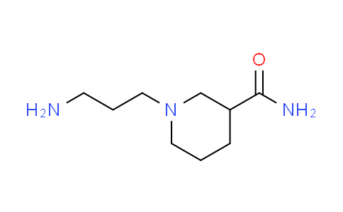 CAS No. 915919-60-7, 1-(3-aminopropyl)piperidine-3-carboxamide