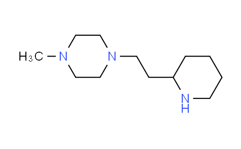 CAS No. 856843-58-8, 1-methyl-4-[2-(2-piperidinyl)ethyl]piperazine
