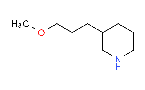 CAS No. 868067-67-8, 3-(3-methoxypropyl)piperidine