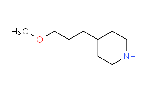 CAS No. 858260-60-3, 4-(3-methoxypropyl)piperidine