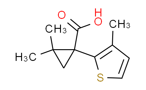 CAS No. 915924-20-8, 2,2-dimethyl-1-(3-methyl-2-thienyl)cyclopropanecarboxylic acid