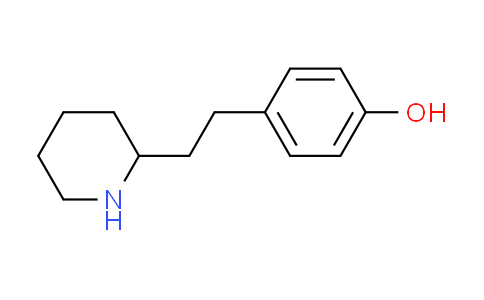 CAS No. 408312-63-0, 4-(2-piperidin-2-ylethyl)phenol