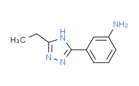 CAS No. 915921-65-2, 3-(5-ethyl-4H-1,2,4-triazol-3-yl)aniline