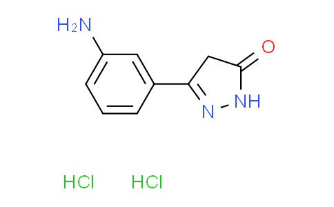 CAS No. 1185508-90-0, 5-(3-aminophenyl)-2,4-dihydro-3H-pyrazol-3-one dihydrochloride