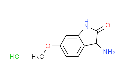 CAS No. 1268957-08-9, 3-amino-6-methoxy-1,3-dihydro-2H-indol-2-one hydrochloride