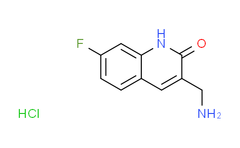 CAS No. 1185431-26-8, 3-(aminomethyl)-7-fluoro-2(1H)-quinolinone hydrochloride