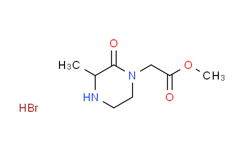 CAS No. 1609396-06-6, methyl (3-methyl-2-oxo-1-piperazinyl)acetate hydrobromide