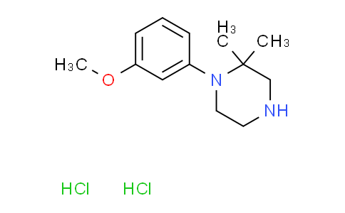 CAS No. 1255717-10-2, 1-(3-methoxyphenyl)-2,2-dimethylpiperazine dihydrochloride