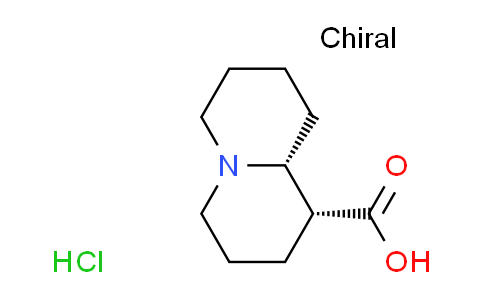 CAS No. 16100-92-8, (1R,9aR)-octahydro-2H-quinolizine-1-carboxylic acid hydrochloride