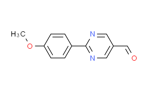 CAS No. 876710-82-6, 2-(4-methoxyphenyl)pyrimidine-5-carbaldehyde