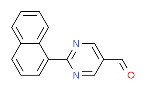 CAS No. 915919-73-2, 2-(1-naphthyl)pyrimidine-5-carbaldehyde