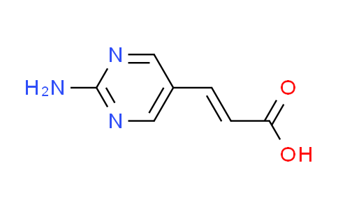 CAS No. 335030-80-3, (2E)-3-(2-aminopyrimidin-5-yl)acrylic acid