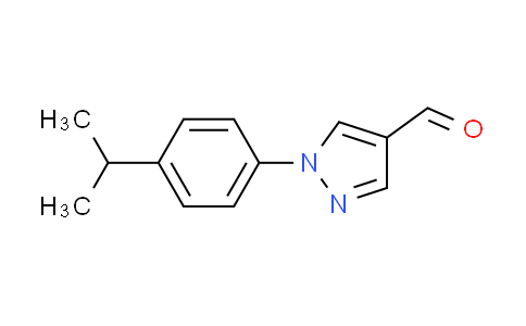 CAS No. 1015845-83-6, 1-(4-isopropylphenyl)-1H-pyrazole-4-carbaldehyde