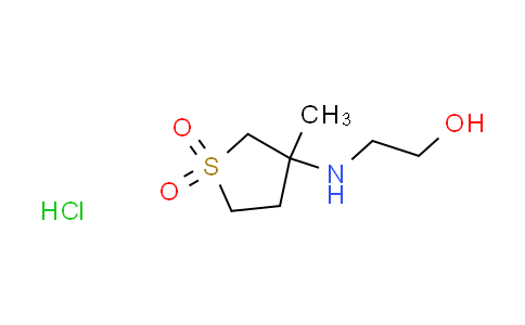 CAS No. 329325-19-1, 2-[(3-methyl-1,1-dioxidotetrahydro-3-thienyl)amino]ethanol hydrochloride