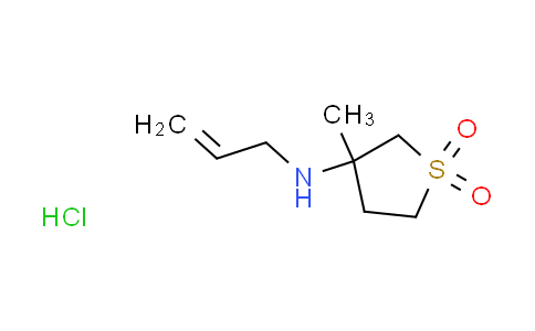 CAS No. 329325-20-4, N-allyl-3-methyltetrahydro-3-thiophenamine 1,1-dioxide hydrochloride