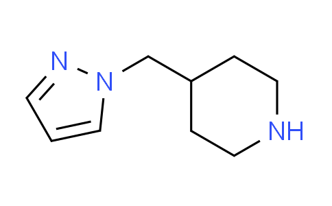 CAS No. 956075-57-3, 4-(1H-pyrazol-1-ylmethyl)piperidine