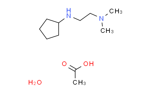 N'-cyclopentyl-N,N-dimethyl-1,2-ethanediamine acetate hydrate