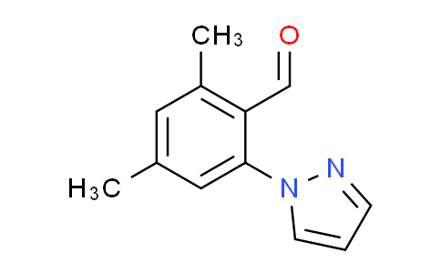 CAS No. 1015845-86-9, 2,4-dimethyl-6-(1H-pyrazol-1-yl)benzaldehyde