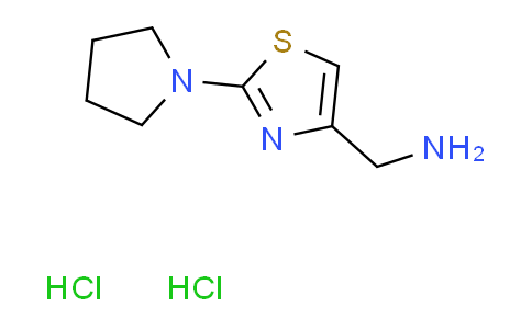CAS No. 1211465-93-8, {[2-(1-pyrrolidinyl)-1,3-thiazol-4-yl]methyl}amine dihydrochloride