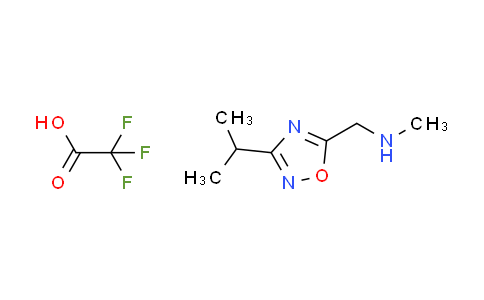 CAS No. 1255718-40-1, [(3-isopropyl-1,2,4-oxadiazol-5-yl)methyl]methylamine trifluoroacetate