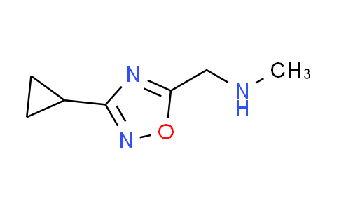 CAS No. 1036471-29-0, 1-(3-cyclopropyl-1,2,4-oxadiazol-5-yl)-N-methylmethanamine