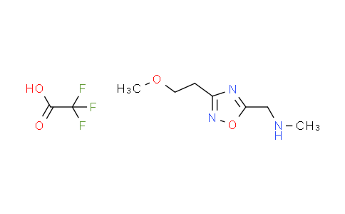 CAS No. 1609400-25-0, {[3-(2-methoxyethyl)-1,2,4-oxadiazol-5-yl]methyl}methylamine trifluoroacetate