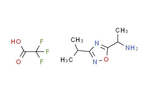 CAS No. 1255717-47-5, [1-(3-isopropyl-1,2,4-oxadiazol-5-yl)ethyl]amine trifluoroacetate