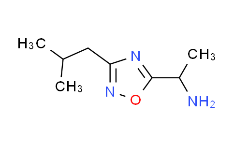 CAS No. 1039994-46-1, 1-(3-isobutyl-1,2,4-oxadiazol-5-yl)ethanamine