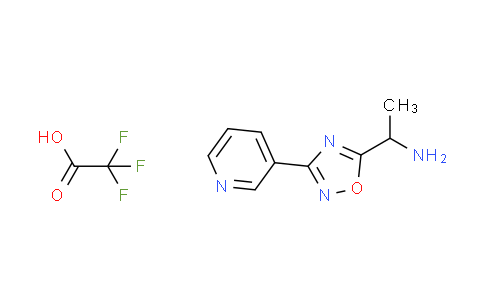 CAS No. 1262772-93-9, {1-[3-(3-pyridinyl)-1,2,4-oxadiazol-5-yl]ethyl}amine trifluoroacetate