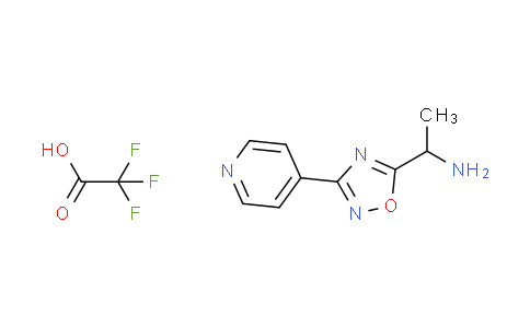 CAS No. 1262774-88-8, {1-[3-(4-pyridinyl)-1,2,4-oxadiazol-5-yl]ethyl}amine trifluoroacetate