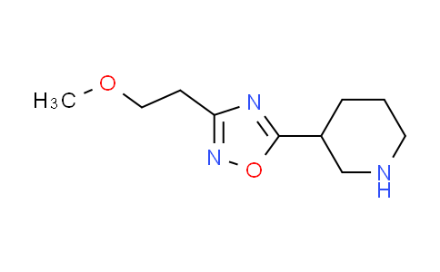 CAS No. 915920-01-3, 3-[3-(2-methoxyethyl)-1,2,4-oxadiazol-5-yl]piperidine