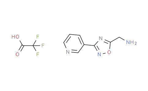 CAS No. 1262773-70-5, {[3-(3-pyridinyl)-1,2,4-oxadiazol-5-yl]methyl}amine trifluoroacetate
